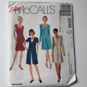 McCall's Dress & Unlined Jacket (16-20) Uncut Pattern 2048